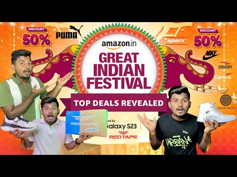 Top Shoes/Sneakers Offer Deals 2024 🔥 Flipkart Big Billion Days & Amazon Great Indian Festival Sale