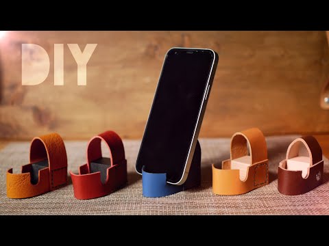 【DIY】可愛いスマホスタンドの作り方。how to make newdesign smartphone stand