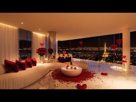 Valentine's Day Romance in a Apartment Setting ❤️ | Smooth Jazz for Calm, Sleep & Intimate Moments