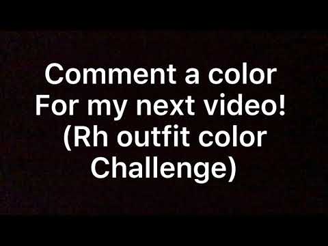 I dare you to comment a color  in the comments..