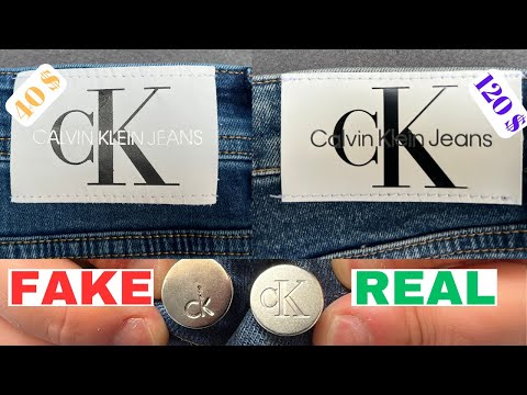 Fake vs Real Calvin Klein Jeans / How To Spot Fake Calvin Klein Jeans