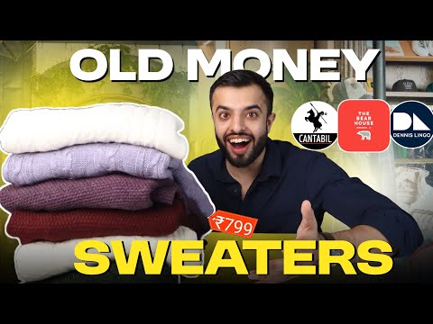 Old Money Sweaters You Need For Winters 2024-2025 I Starting ₹799 I Hemant Harchani