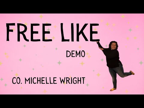 Free like official line dance demo Absolute beginner choreography by Michelle Wright