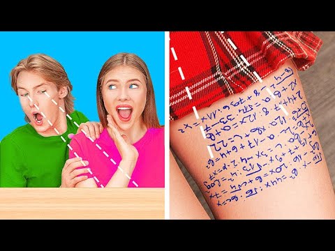 SURVIVING SCHOOL HACKS | Crazy and Smart Hacks for Student by 123 GO! Series