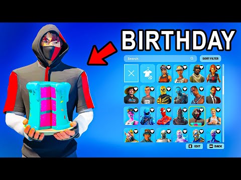 Upgrading A Subscribers Fortnite Account For His BIRTHDAY!