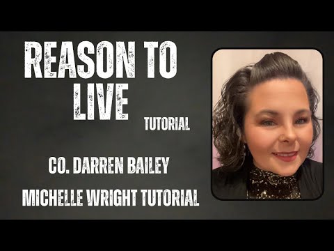 Reason to live line dance tutorial Intermediate/Advanced choreography by Darren Bailey