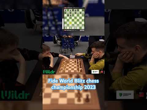 Knight dances in the game between Dubov and nepo| World blitz championship 2023