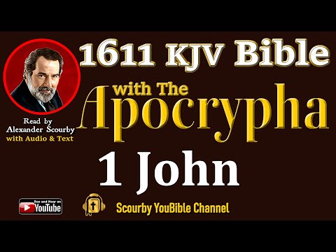 76 ~ New | 1 JOHN KJV  | Audio and Text | by Alexander Scourby | God is Love and Truth.