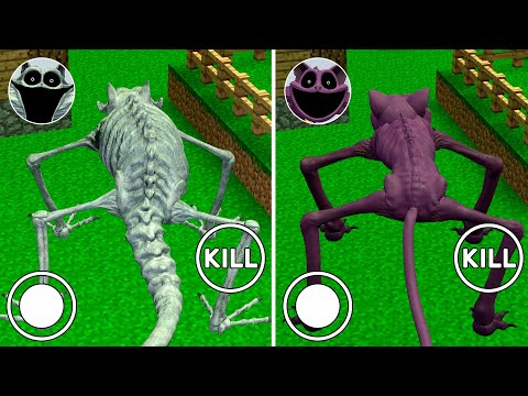 Playing as NIGHTMARE CATNAP vs Playing as CATNAP in MINECRAFT?! (Garry's Mod)