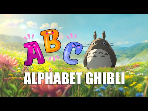 Learn ALPHABET GHIBLI edition