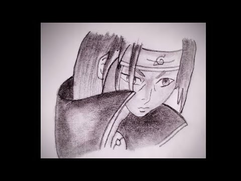 how to draw Itachi ll Itachi drawing ll Itachi art #itachiuchihadrawing#vishesh979