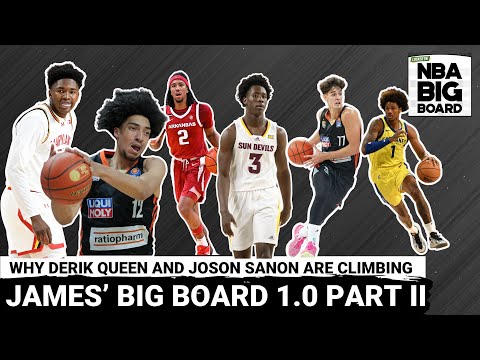 James’ Big Board 1.0 (Part 2): Queen & Sanon Rising, Traore Slides, Pate Shines in G League