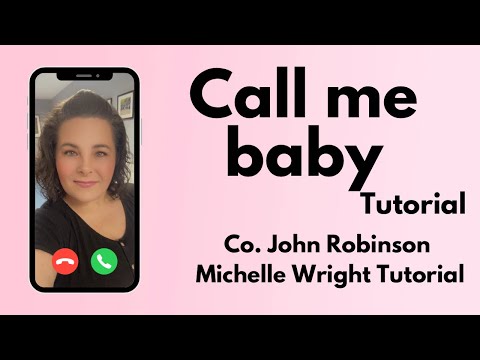 Call me baby line dance tutorial Beginner choreography by John Robinson