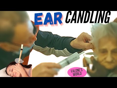 how ear candling and Syringing is done