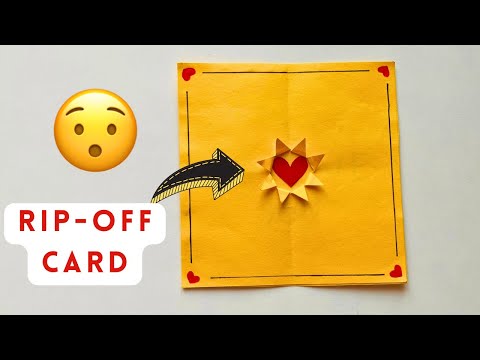 DIY Surprise Message Card | Easy Secret Gift Card | Special Occasion Card