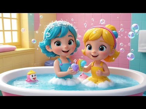 Splish, Splash, A Rainbow Bath | Fun Nursery Rhyme for Kids | Sing-Along Song