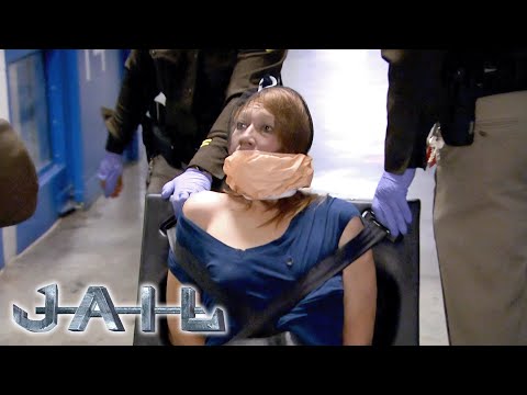 Vegas Jail Chaos: Restraint Chairs and Spit Masks | JAIL TV Show