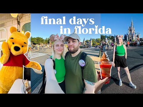 DAYS 13 & 14 | walt disney world vlogs! crystal palace character dining, last days in magic kingdom