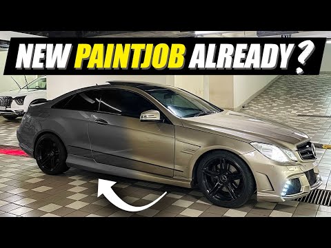 NEW PAINT JOB ON MY E-COUPE?!