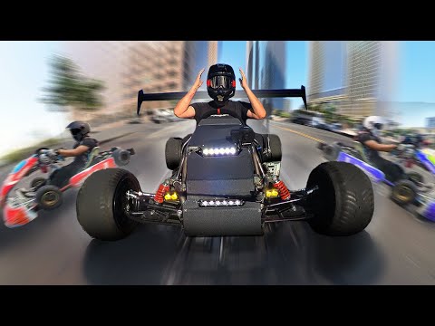 Insane 70mph Electric GoKart Street Ride POV