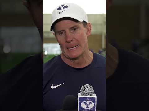 SPRING BALL SOUND BITES 🎙️| Jay Hill — #gocougs #byufootball #byu