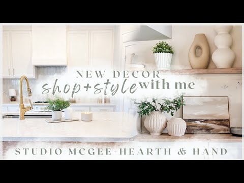 STYLING NEW 2024 TARGET DECOR - shop with me! studio mcgee, hearth & hand, threshold spring decor