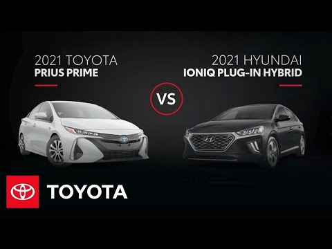 2021 Toyota Prius Prime vs 2021 Hyundai Ioniq Plug in Hybrid | Toyota