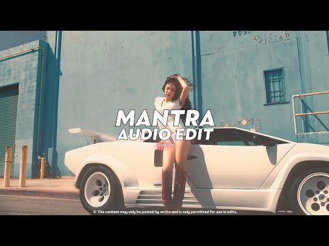 mantra (slowed) || jennie [ edit audio ] v2