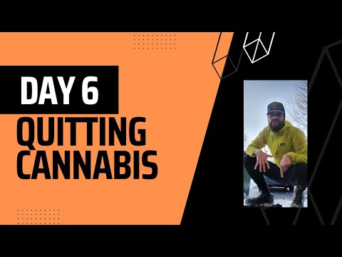 Day 6: Quitting Cannabis/THC