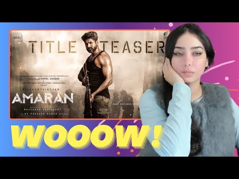 AMARAN TEASER Reaction | Ulaganayagan Kamal Haasan | Sivakarthikeyan | Rajkumar | GV Prakash