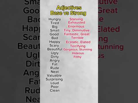 Adjectives in English Grammar