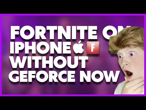 How To Play FORTNITE On iPhone Without GEFORCE NOW!