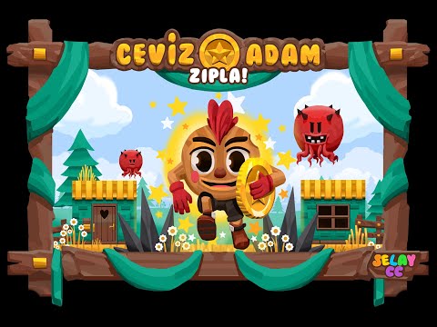 Ceviz Adam : Zıpla - App Store & Play Store Video TR -  Geliştirici : SELAY CC games