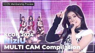 🎁 [KCON Membership Preview] NiziU (니쥬) - HEARTRIS | 2024 MULTI CAM Compilation