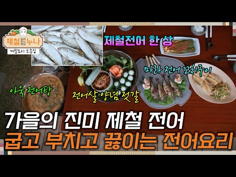 [제철 요리 모음집_시즌1] 가을의 진미 제철 전어, 굽고 부치고 끓이는 전어 요리 대공개  | 제철누나