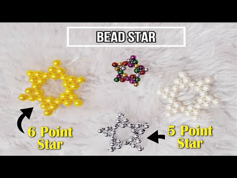 Make 5 & 6 Point Beaded STAR | @CraftStack