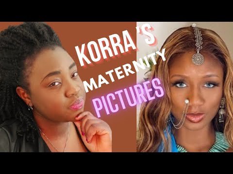 korra obidi maternity pictures/ what I think about this