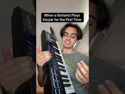 When a GUITARIST plays KEYTAR for the FIRST TIME 🤩