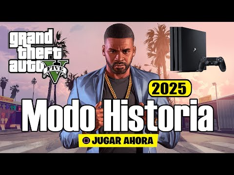 🔴¡ VALE LA PENA ASI ES JUGAR GTA 5 EN PS4 PRO EN 2025 ! ( MODO HISTORIA )