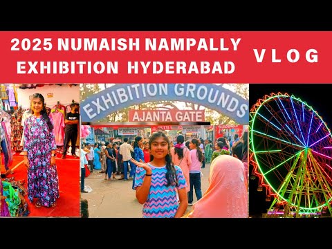 VLOG | 2025 Numaish Nampally Exhibition Hyderabad | Shopping | Games @Ranivlogs1983