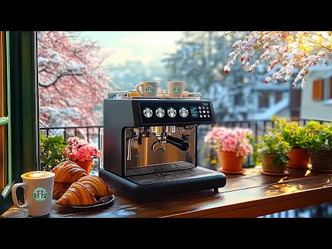 仕事用 bgm カフェリラックス - Starbucks Enchanting Jazz on the Balcony - スターバックスの静かなバルコニーで、やさしいジャズ音楽とともに