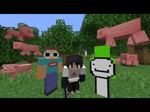 Minecraft, But Every Mob Looks Like A Pig...