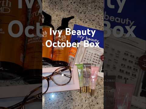 Glam-tastic Unboxing: October Ivy Beauty Box Reveal! 🎥✨