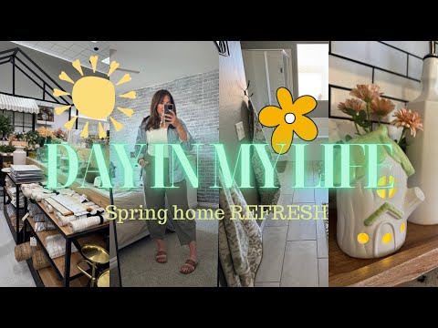 HANG OUT WITH ME VLOG||PLANNERS+ SPRING HOME REFRESH + TARGET EASTER HAUL 🌿🐣💚