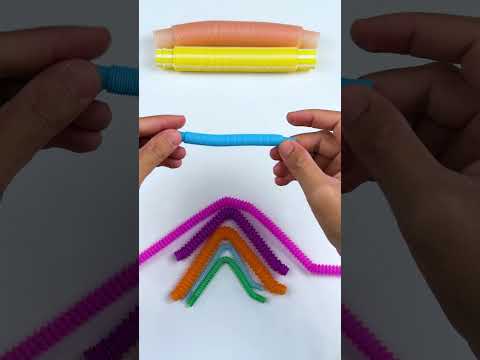 Compilation Of Best Pop Tubes Sounds With New Colors #poptube #asmr #satisfying #compilation