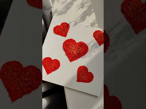 DIY 3D Hearts Magic ❤️🥀 #craft #shorts #diy #creative #tissue #art #love #valentinesday #inspiration