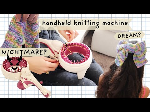 I Battled This $30 Strange Knitting Machine... One Of Us Broke (you'll never guess who)