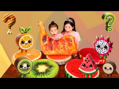 SURPRISE ENDING IN THE FOOD GAME! 🍉🍊 MAGICAL FRUITS AND FUNNY MOMENTS!