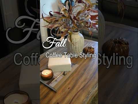 Fall Coffee Table Styling #falldecor #fall2024 #autumndecoratingideas