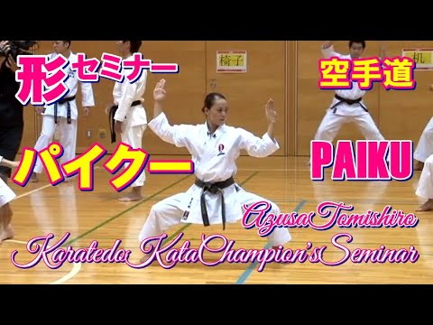 パイクーセミナー PAIKU karatedo kata seminar 劉衛流 白虎 空手道形 azusa tomishiro